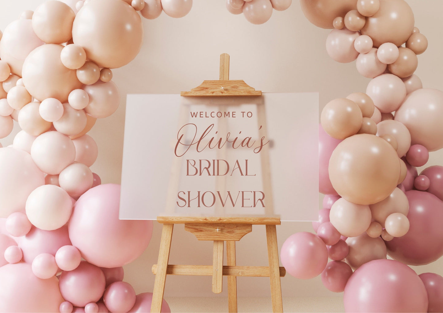 A3 Acrylic Business/Event Sign